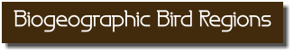 Biogeographic Bird Regions